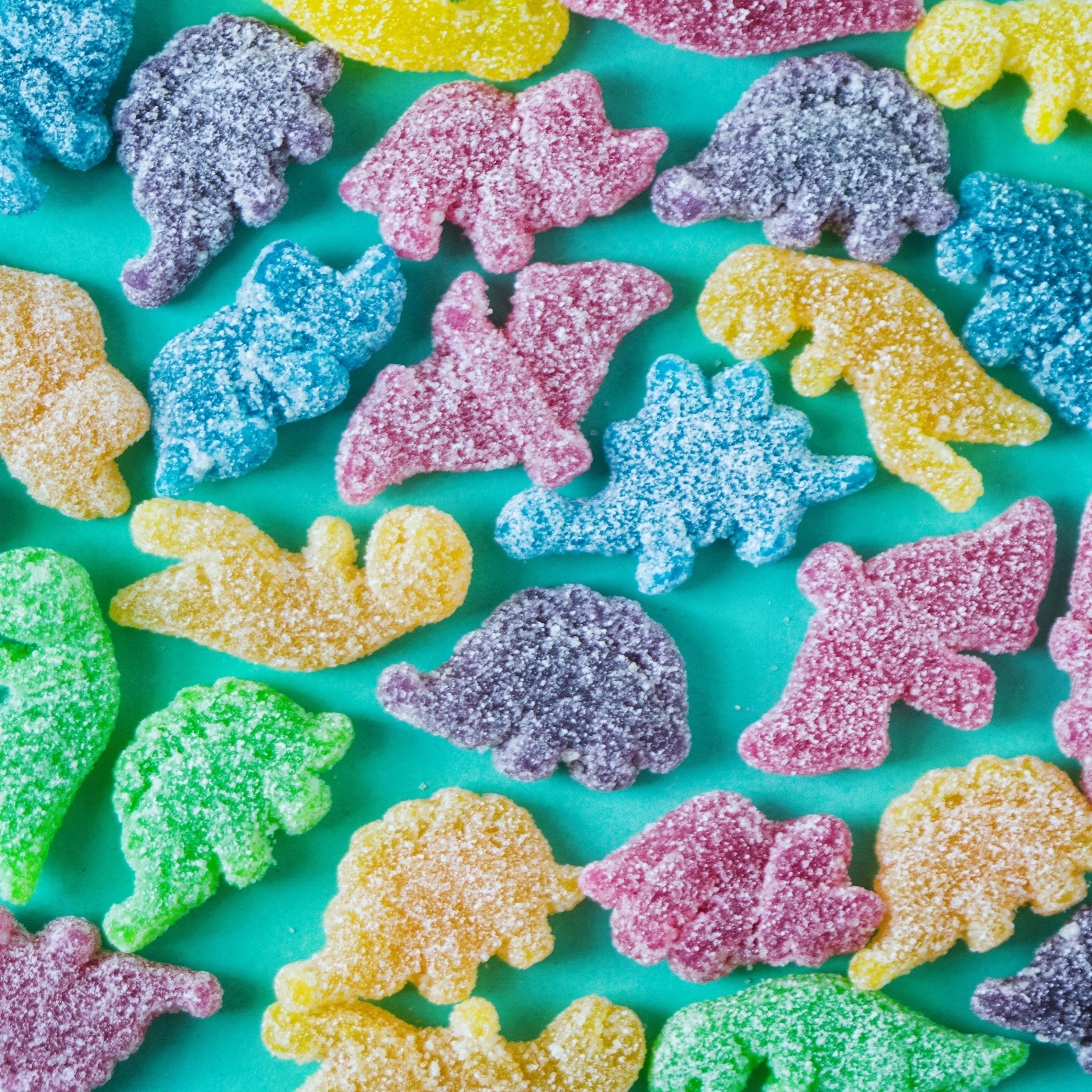 Dinos saure Fruchtgummis, Vegan - Image 2