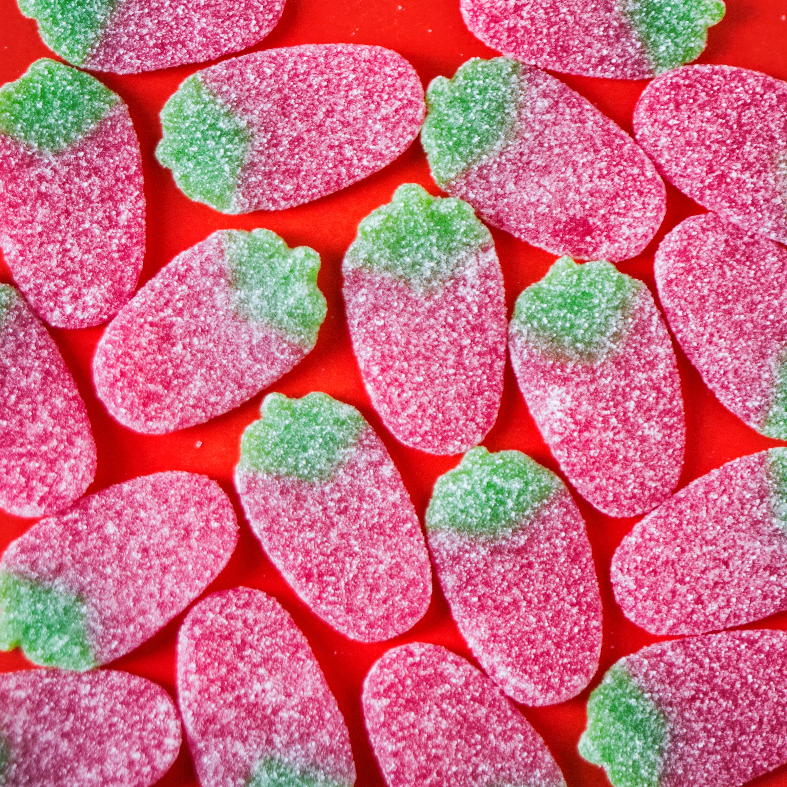 Erdbeere saure Fruchtgummis, Vegan - Image 2