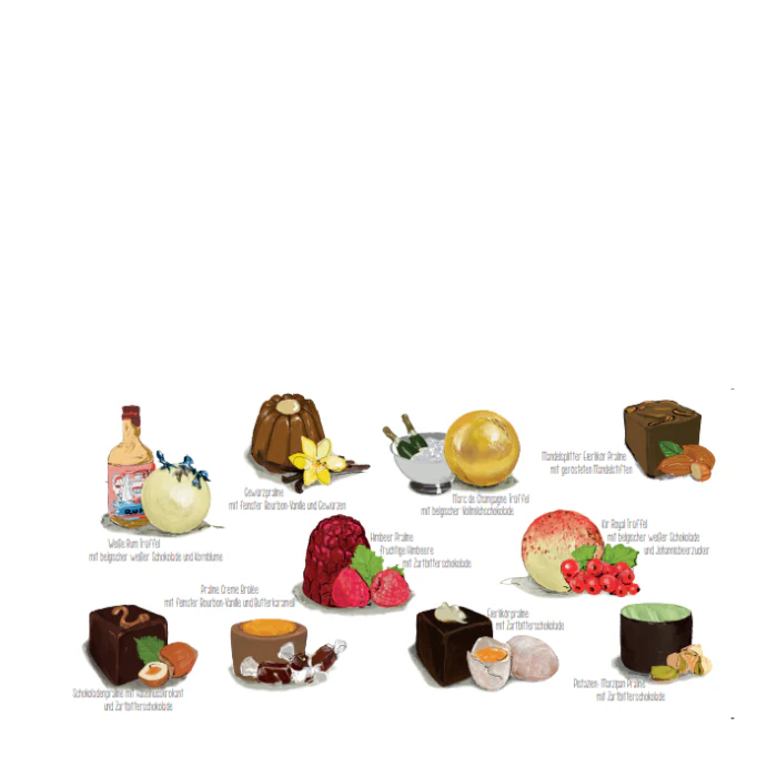Klassik Pralinen & Trüffel, ohne Alkohol, 20 Stück - Image 3