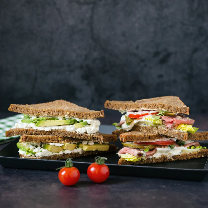Avocado Hüttenkäse Pausenbrot - Image 2