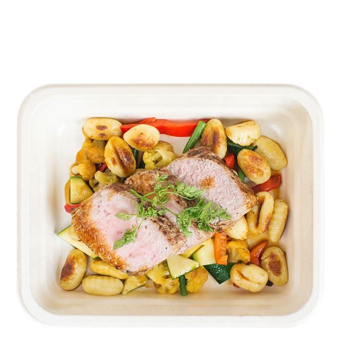 Rosa gebratenes Kalbsrückensteak - Image 2