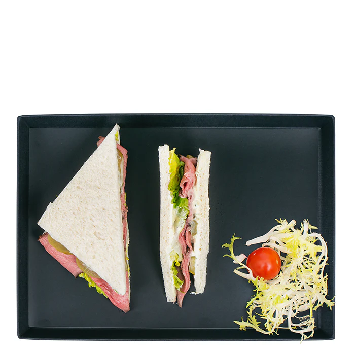 Bayer. Roastbeef Teesandwich