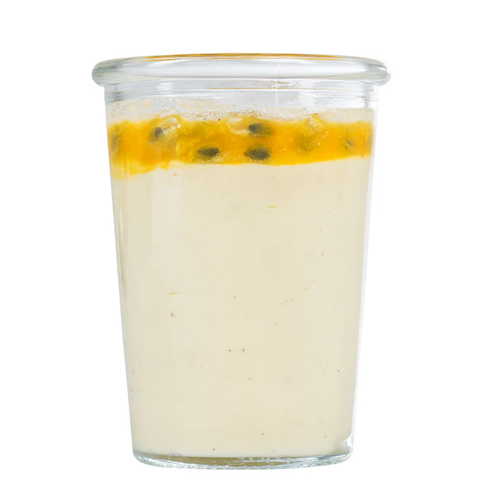 Vegane Passionsfrucht Creme